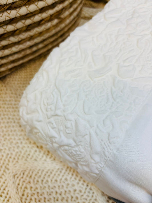 Set de Sábanas Queen Blancas 4 Piezas