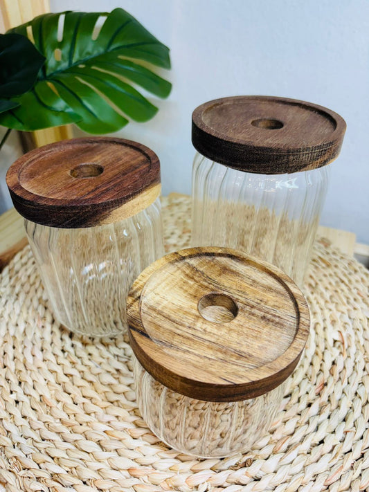 Set de Frascos de Vidrio x3