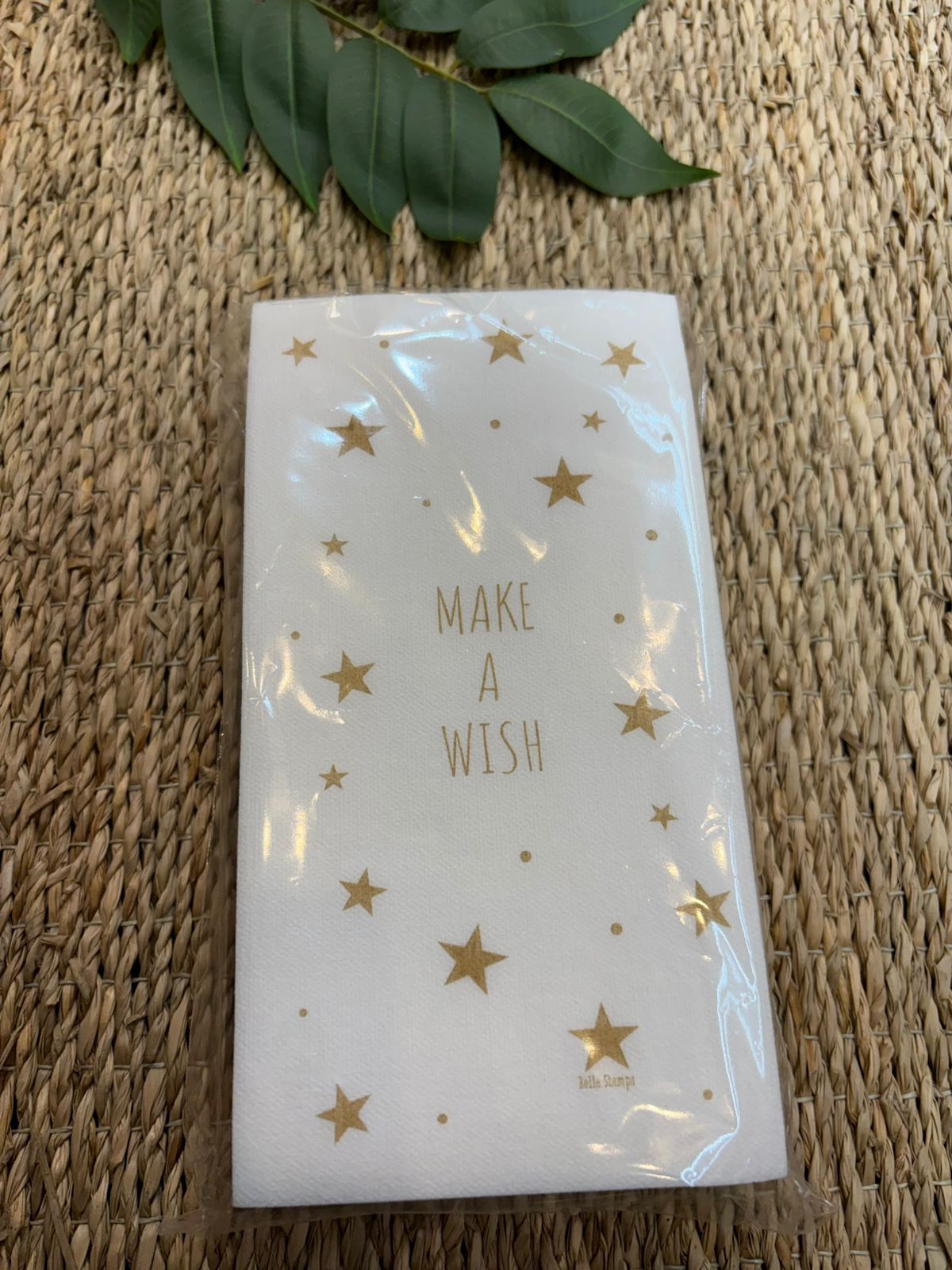 Servilletas Make a Wish Dorada x 12