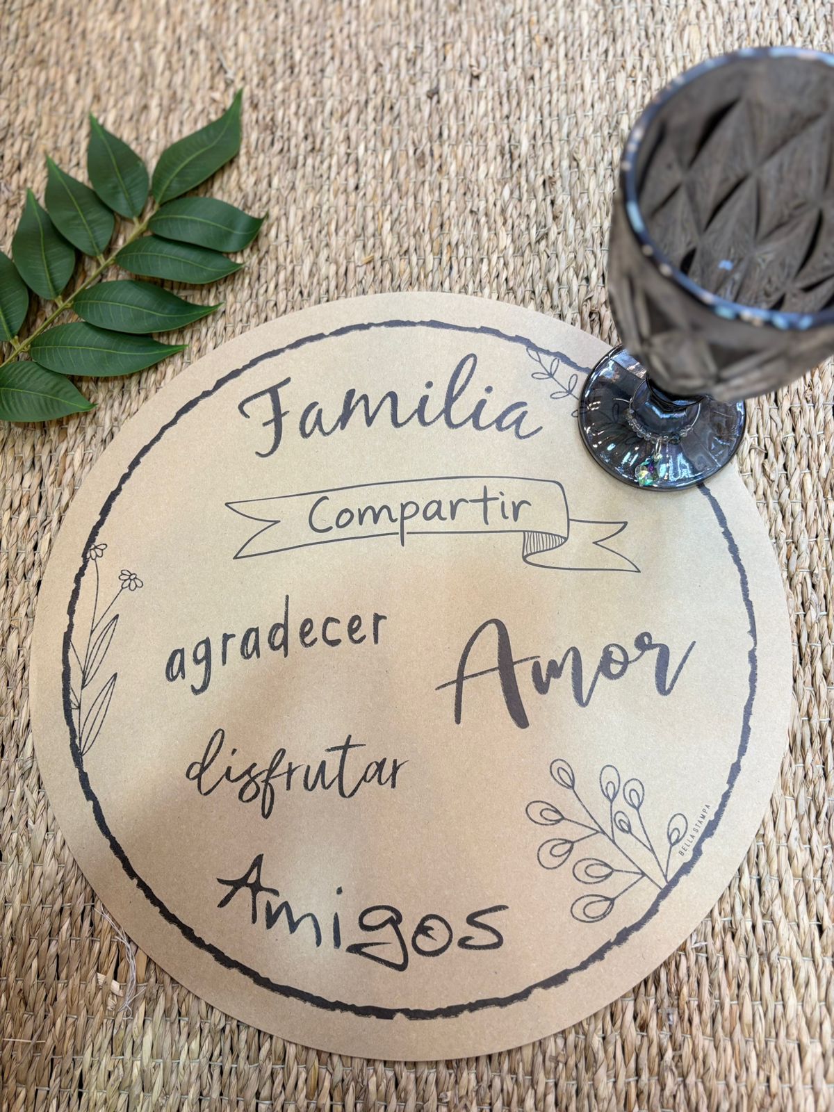 Plato de Sitio Frases x 12