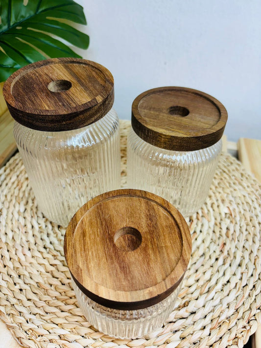 Set de Frascos de Vidrio x3