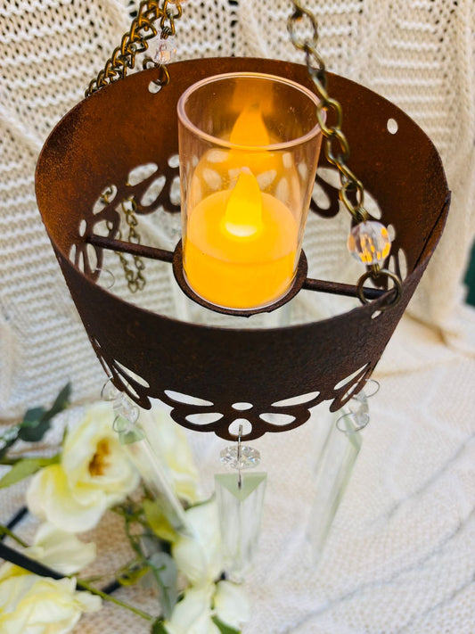 Fanal con Cairel de Vidrio