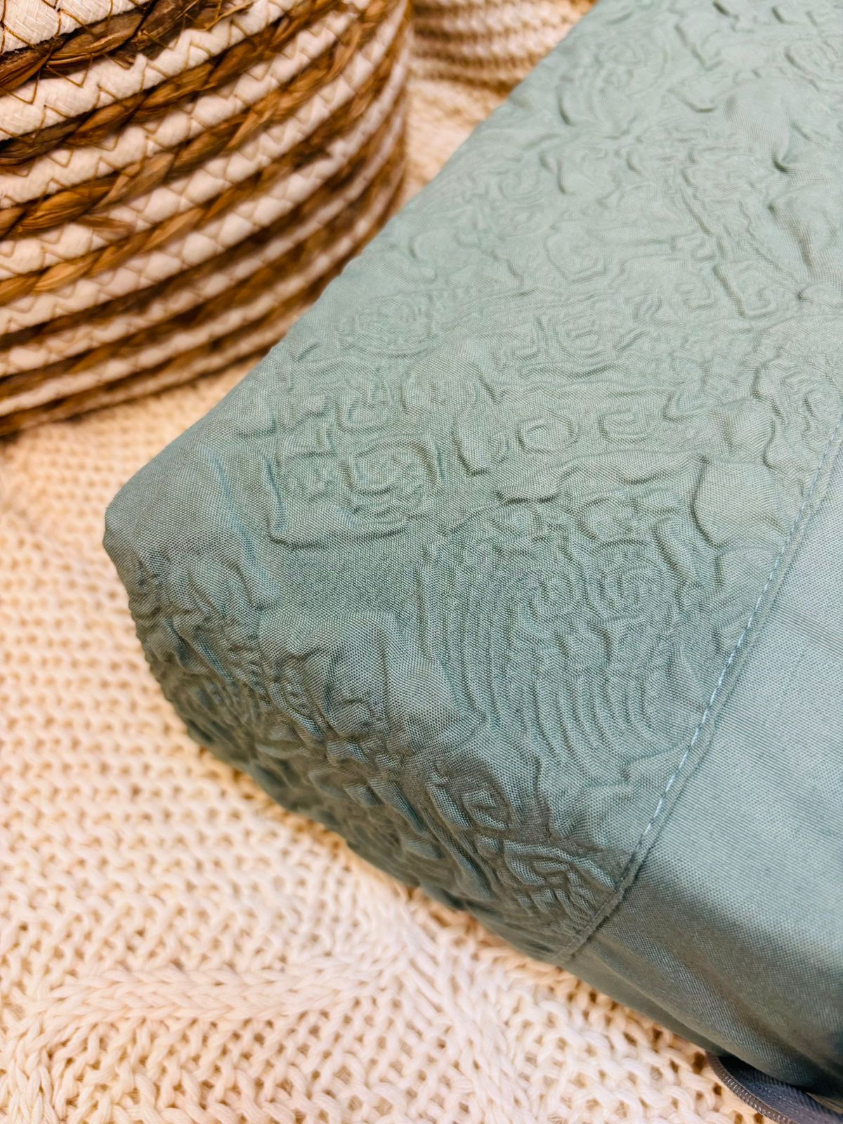 Set de Sábanas Queen Verde 4 Piezas