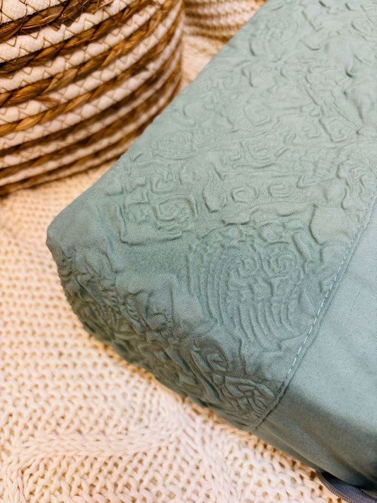 Set de Sábanas Queen Verde 4 Piezas