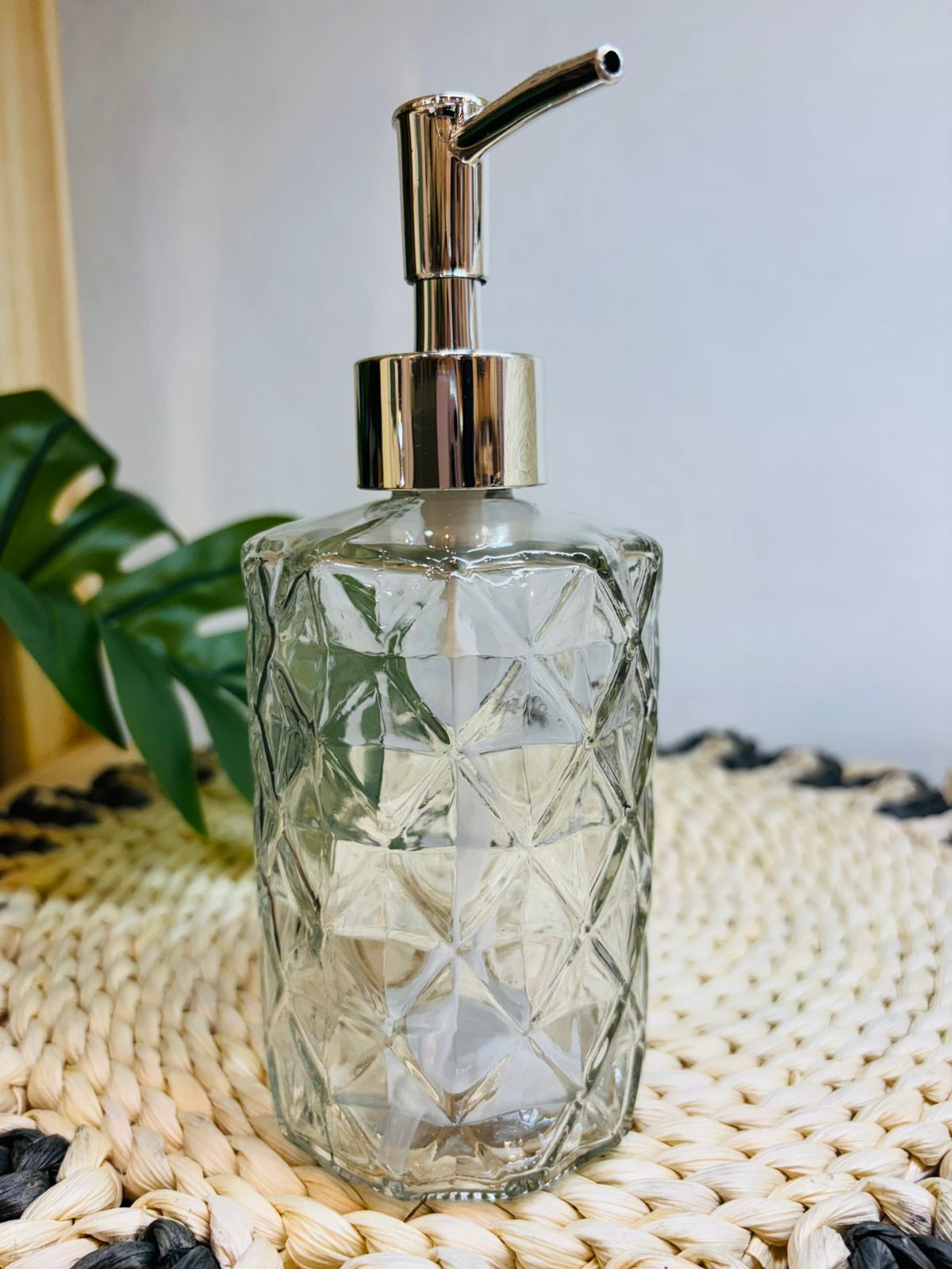 Dispenser de Baño Vidrio Rombo Grande
