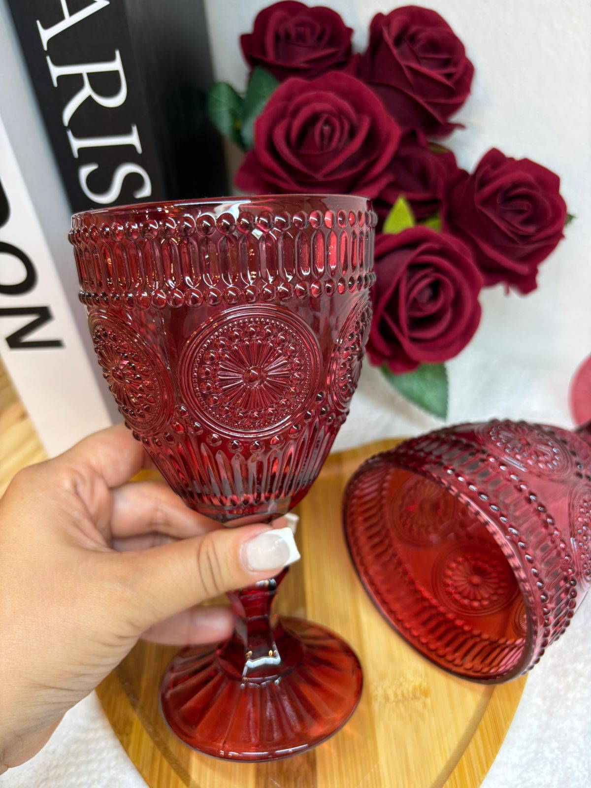 Copas Flower Roja x 6