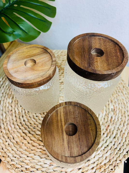 Set de Frascos de Vidrio x3