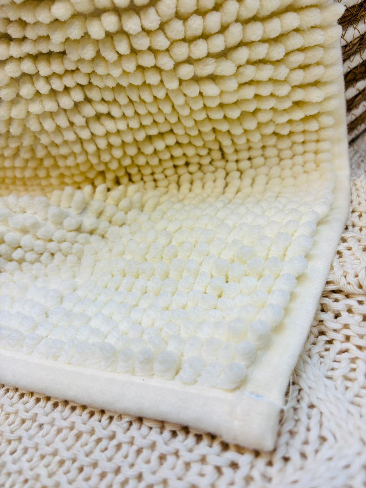 Alfombra Shaggy Natural