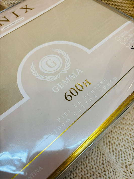 Set de Sábanas Onix Beige 4 Piezas