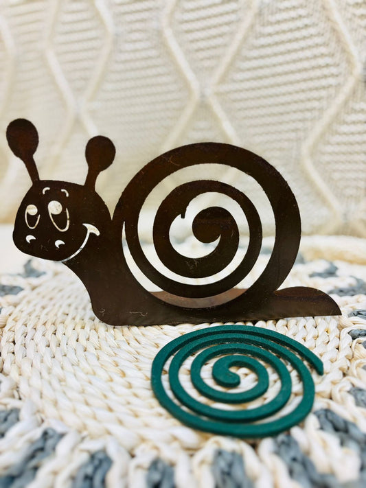 Porta Espiral de Caracol Óxido