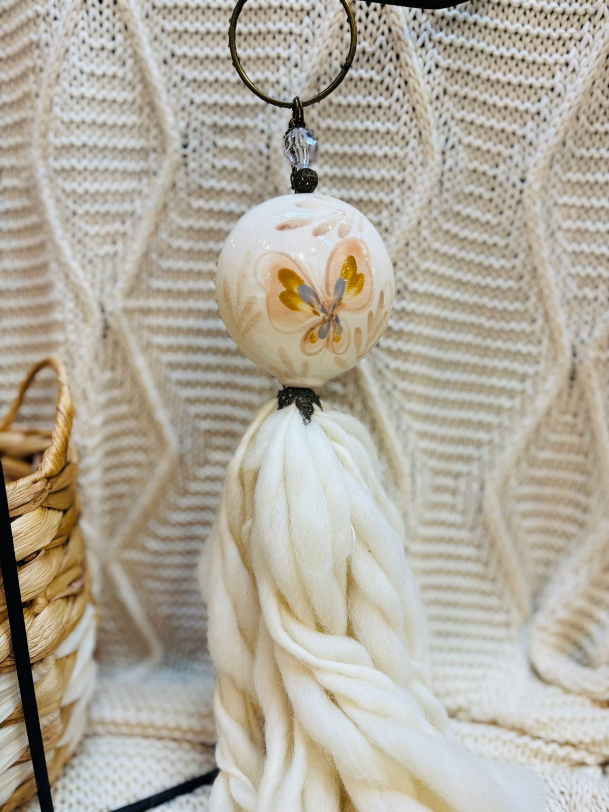 Borla Medallón Cerámica