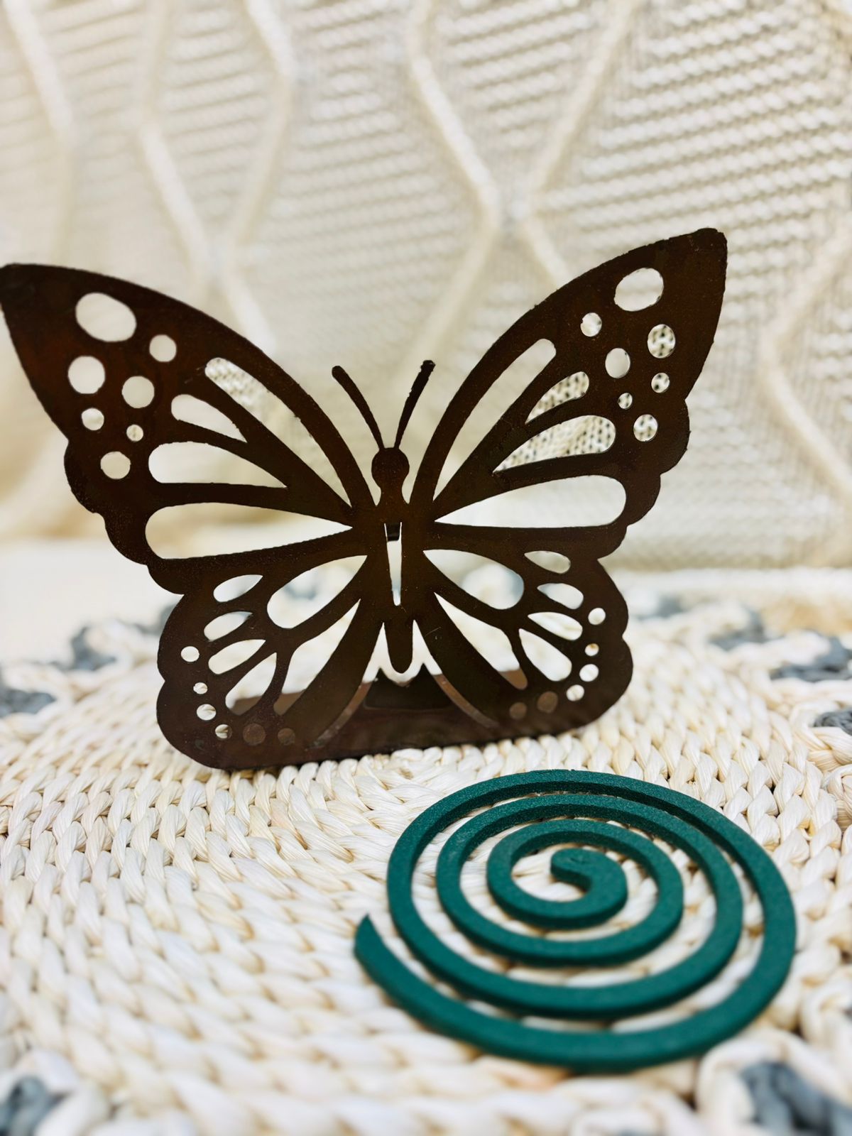 Porta Espiral de Mariposa Óxido