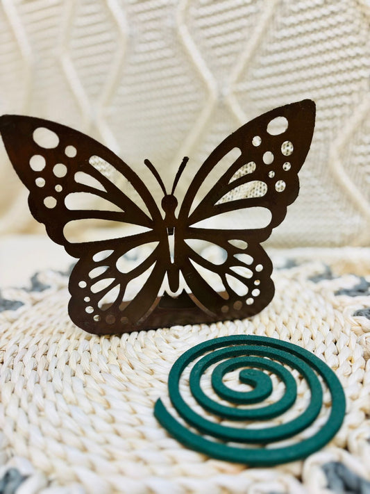 Porta Espiral de Mariposa Óxido