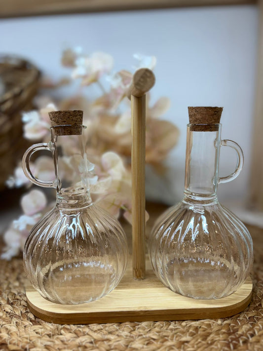 Aceitero y vinagrero