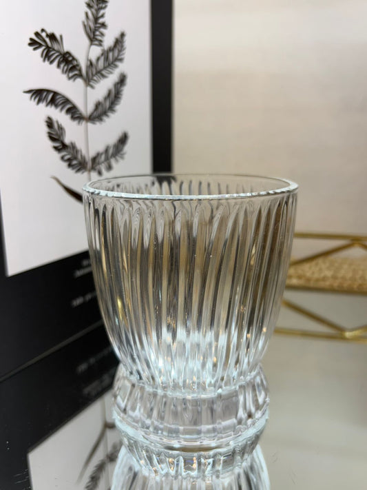 Set de vasos vidrio x 6 Transparente