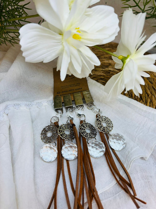 Pesa Mantel de Vidrio x4