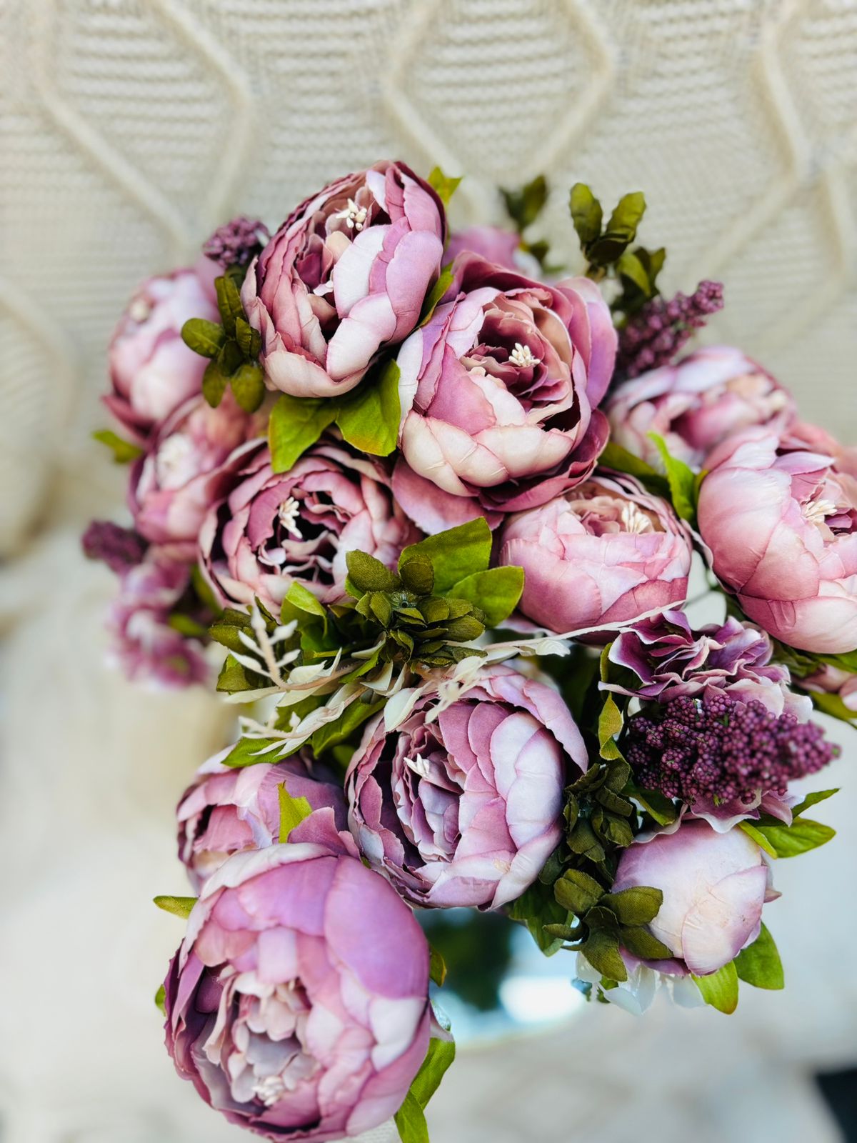 Ramo de Peonias Violetas