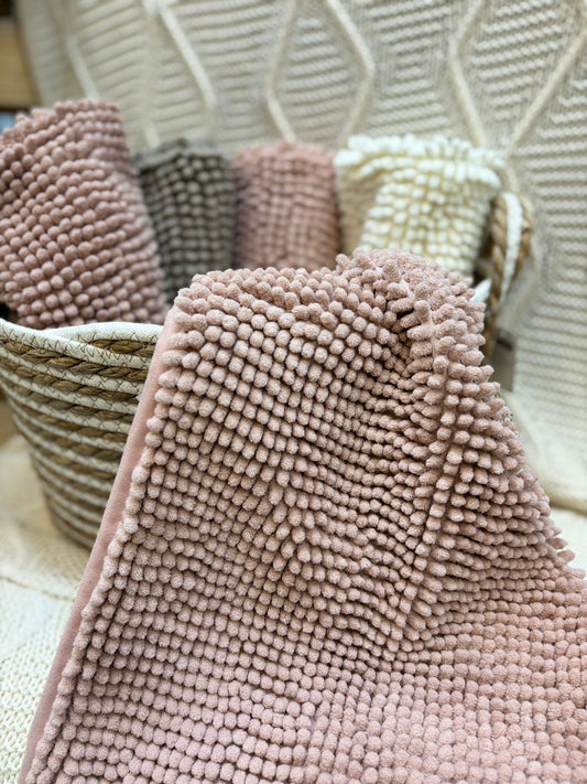 Alfombra Shaggy Rosa Viejo