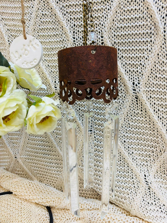 Fanal con Cairel de Vidrio