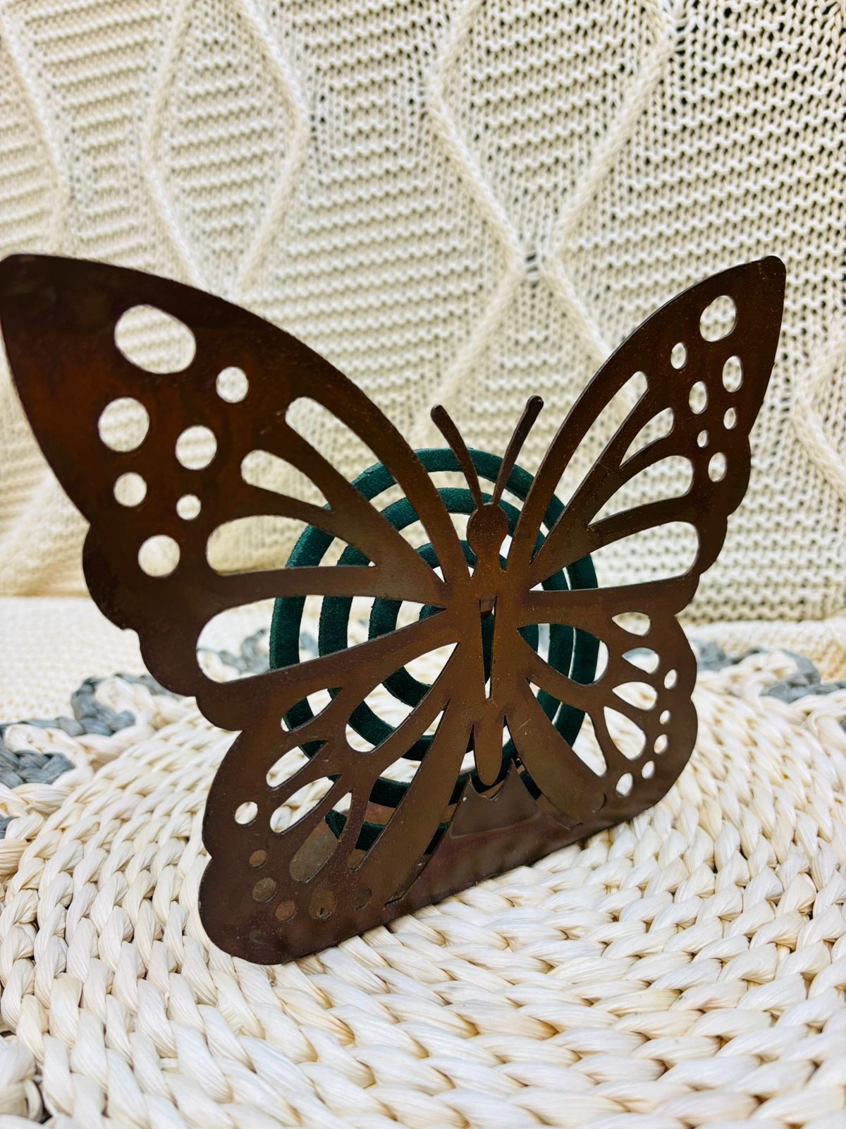 Porta Espiral de Mariposa Óxido