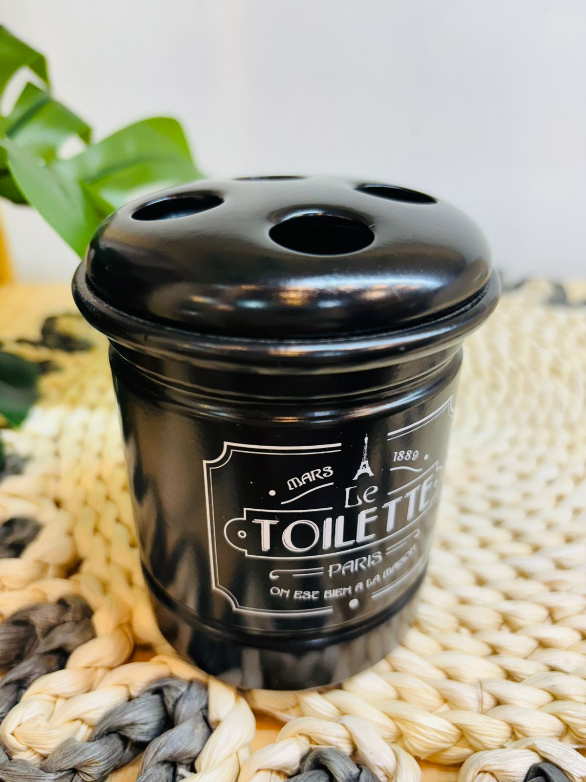 Porta Cepillo Le Toilett Negro