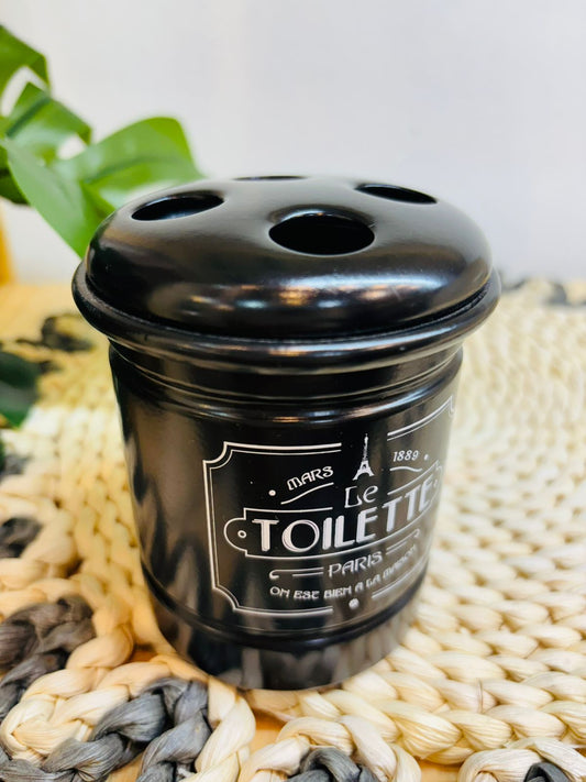 Porta Cepillo Le Toilett Negro