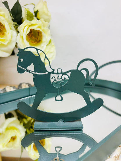 Caballito con Base Color Verde