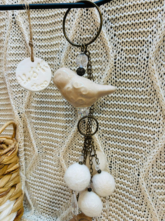 Pájaro De Céramica