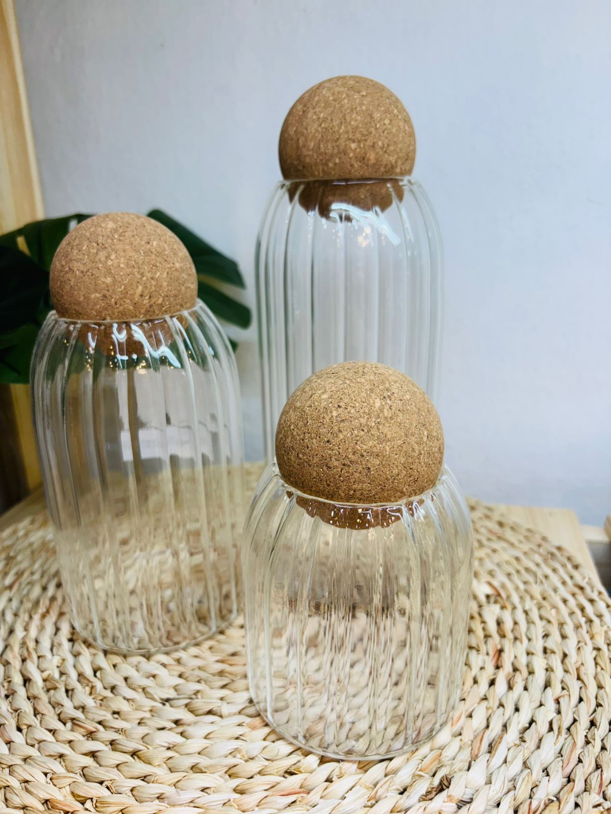 Set de Frascos de Vidrio x3