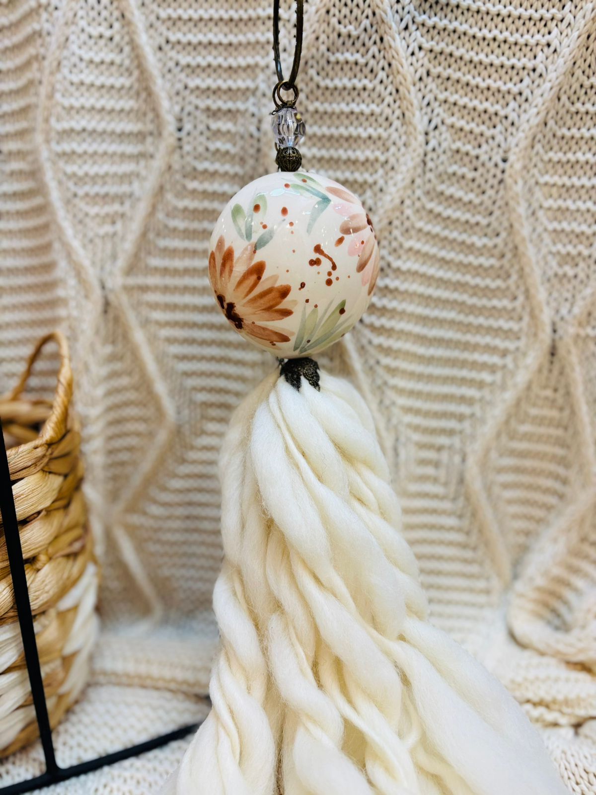 Borla Medallón Cerámica