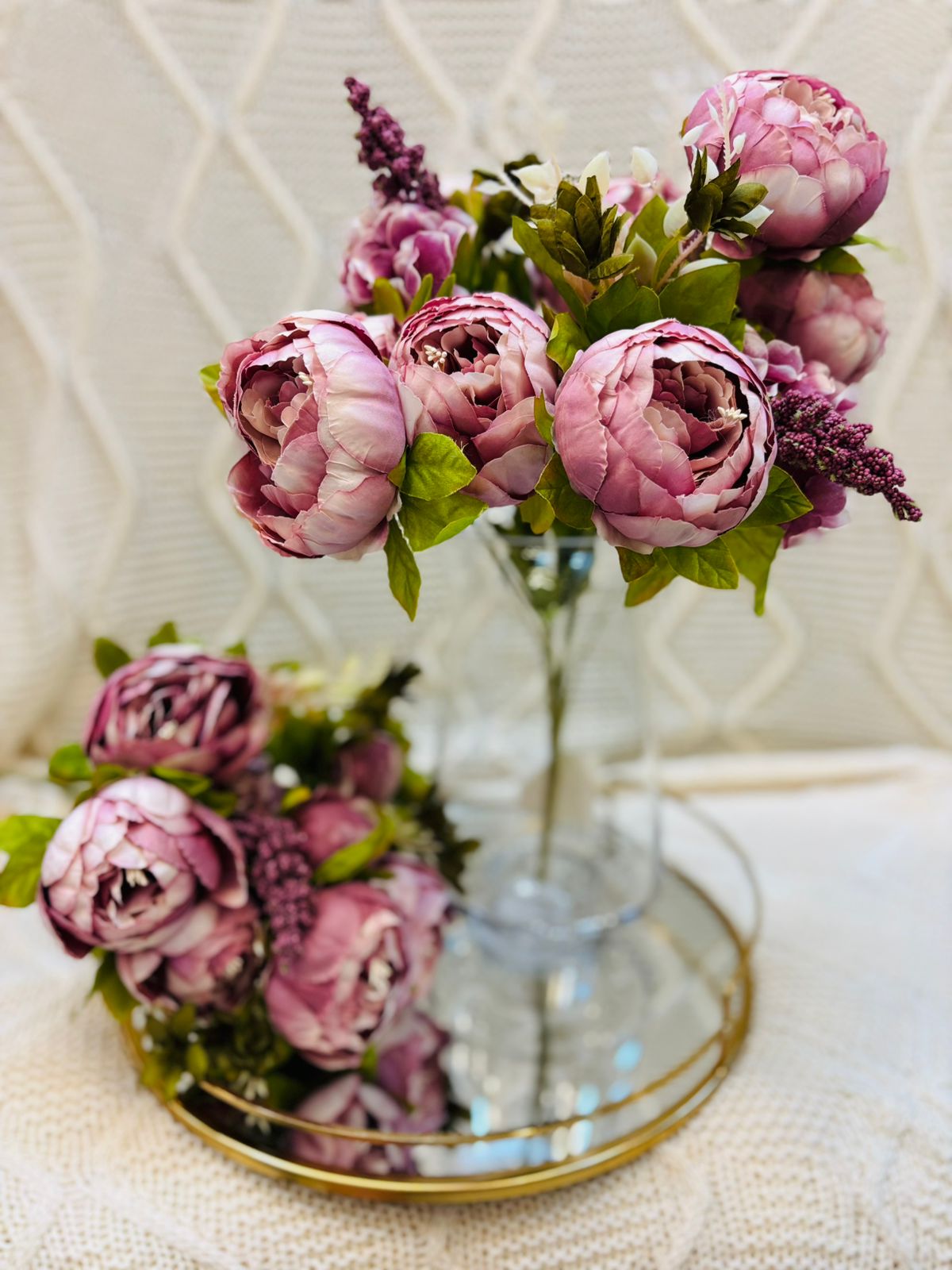Ramo de Peonias Violetas