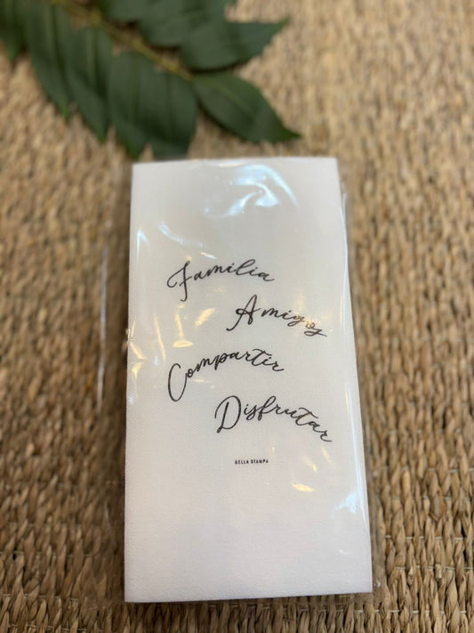 Servilletas Palabras x 12