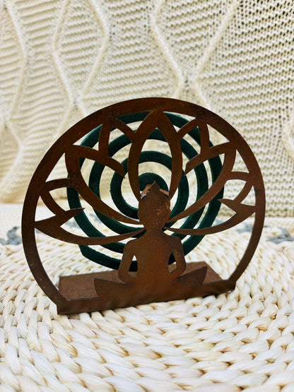 Porta Espiral de Buda Óxido