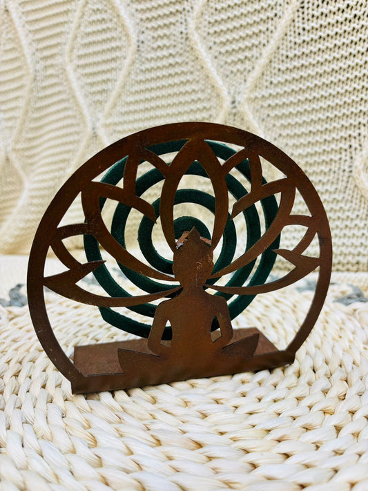 Porta Espiral de Buda Óxido