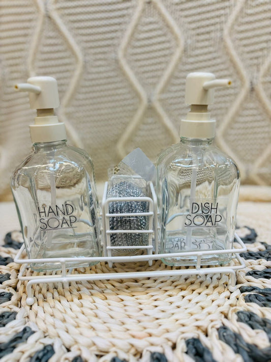 Set Dispenser de Cocina Blanco