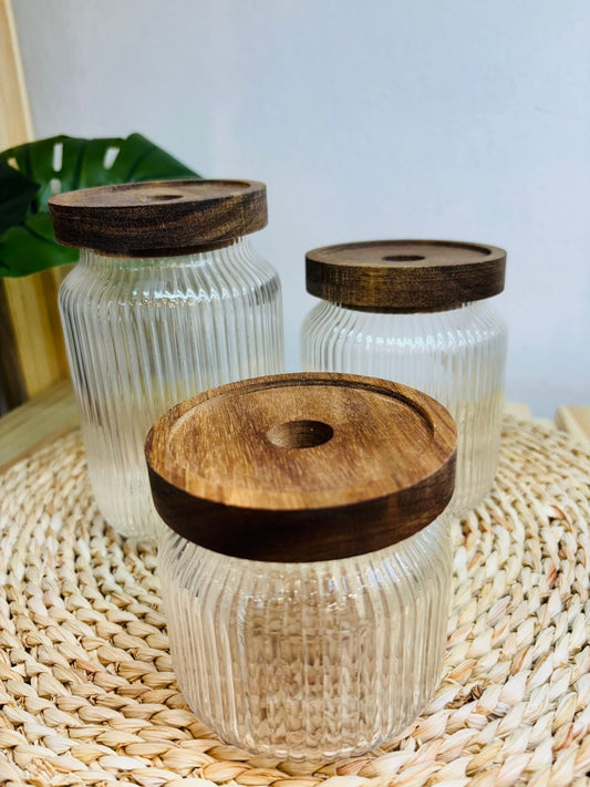 Set de Frascos de Vidrio x3