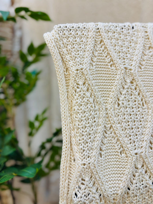 Manta / Pie de cama de algodón