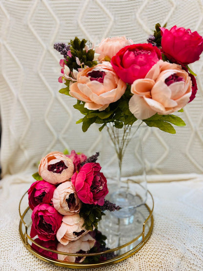 Ramo de Peonias Combinadas Rosa