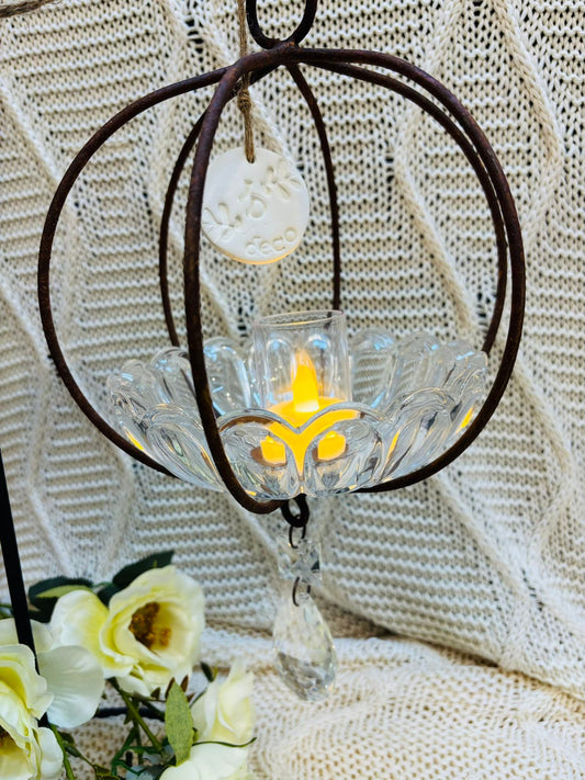 Fanal de Vidrio con Cairel de Vidrio