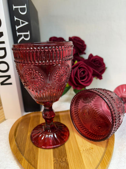 Copas Flower Roja x 6